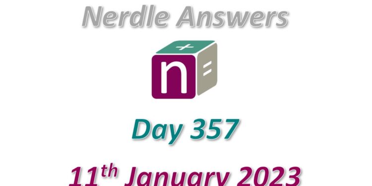 Daily Nerdle 356 Answers - January 11th, 2023