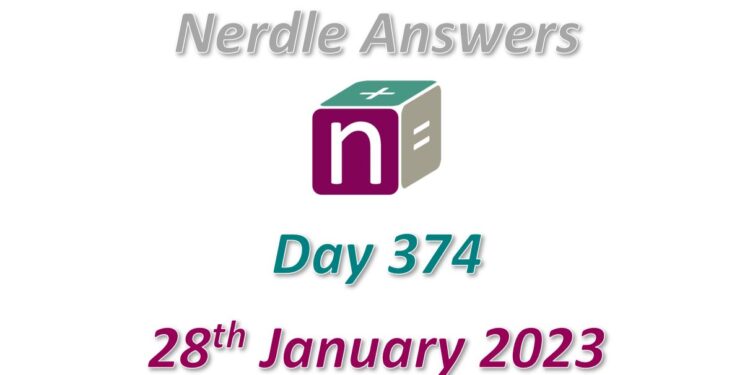 Daily Nerdle 374 Answers - January 28th, 2023
