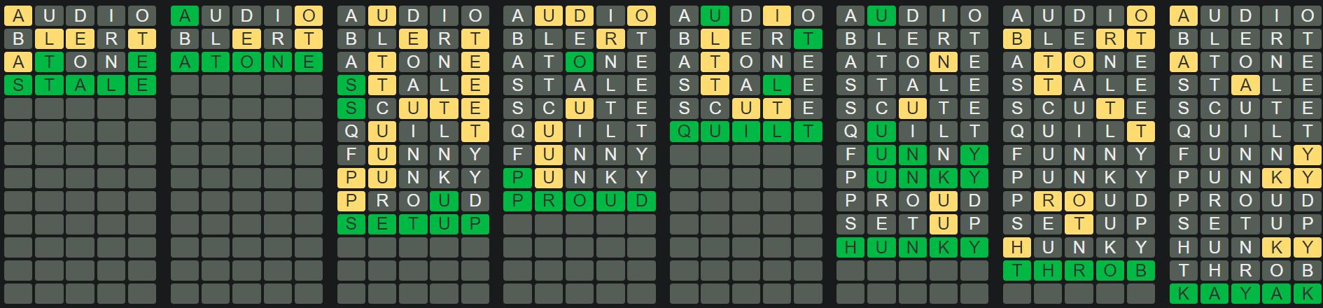 Daily Octordle 343 Answer - January 2nd 2023