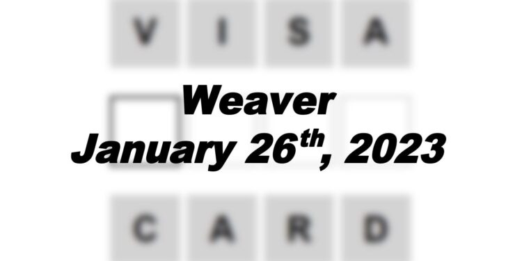 Daily Weaver - 26th January 2023