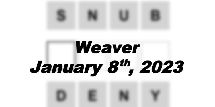 Daily Weaver - 8th January 2023
