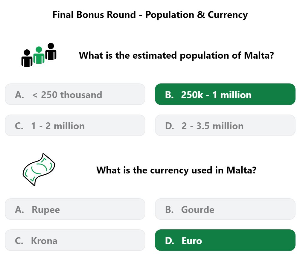 Daily Worldle 361 Bonus Currency & Population Answer - January 17th 2023