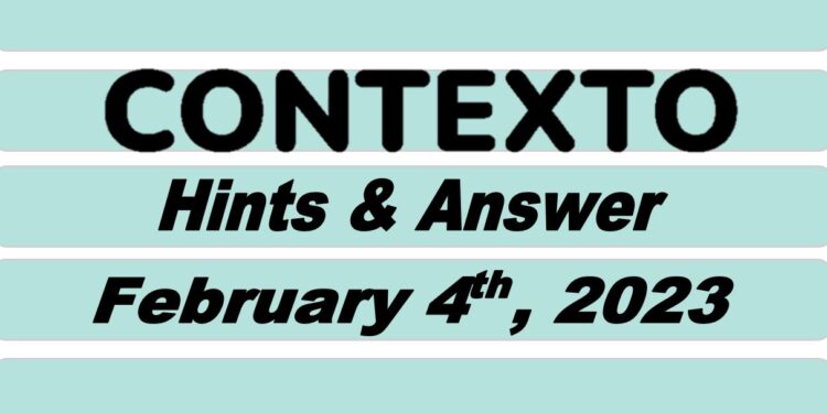 Daily Contexto 139 - February 4th 2023