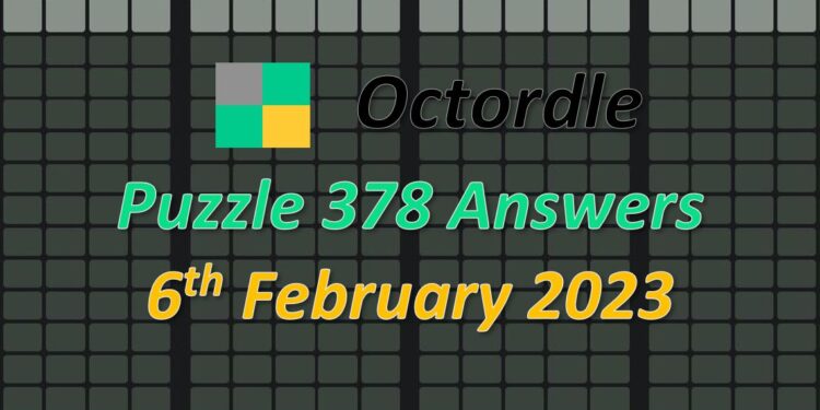 Daily Octordle 378 - February 6th 2023