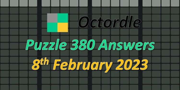 Daily Octordle 380 - February 8th 2023
