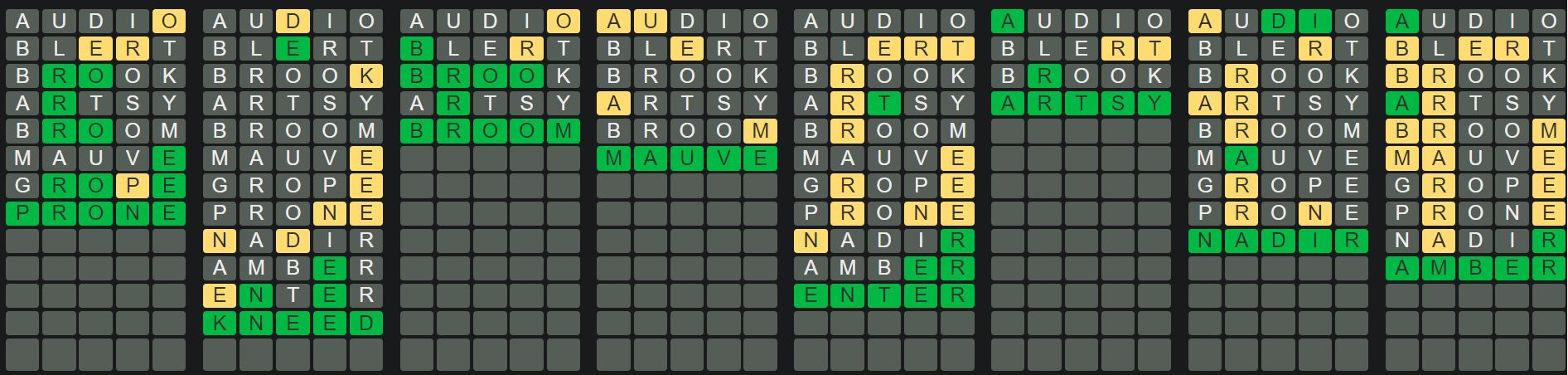 Daily Octordle 414 Answer - March 14th 2023