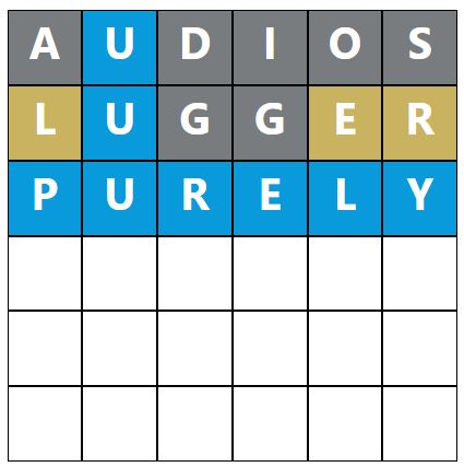 Daily Word Hurdle #892 Afternoon Answer - 8th April 2023