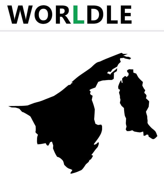 Daily Worldle 450 Country - April 16th 2023