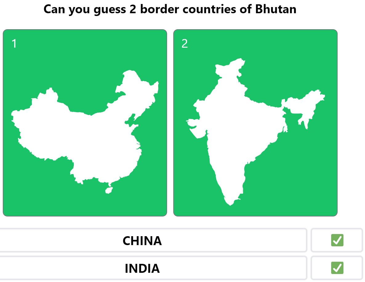Daily Worldle 452 Bonus Neighbouring Countries Answers - April 18th 2022