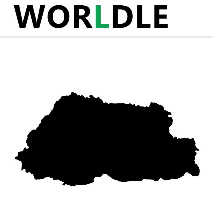 Daily Worldle 452 Country - April 18th 2023