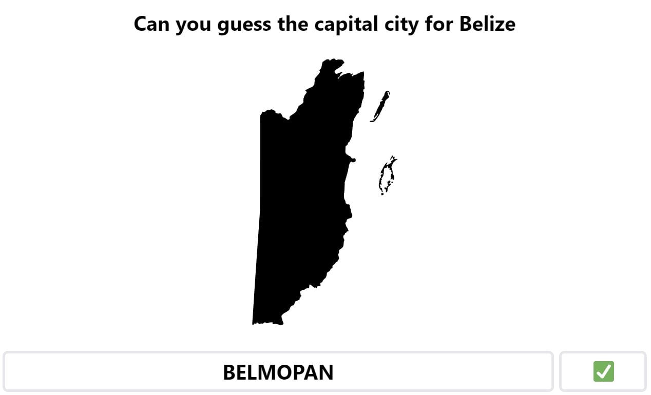 Daily Worldle 465 Bonus Capital City - May 1st 2023