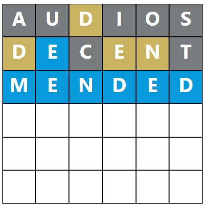Daily Word Hurdle #983 Morning Answer - 24th May 2023