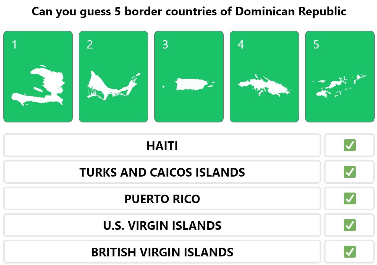 Daily Worldle 474 Bonus Neighbouring Countries Answers - May 10th 2022