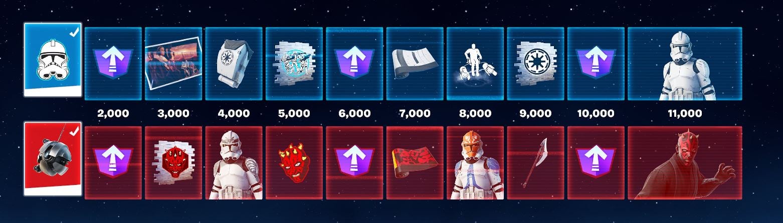 Find the Force Star Wars Fortnite Rewards