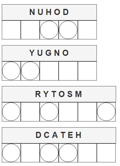Daily Jumble Puzzle - 13th June 2023