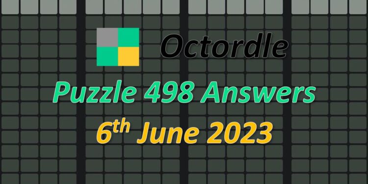Daily Octordle 498 - June 6th 2023