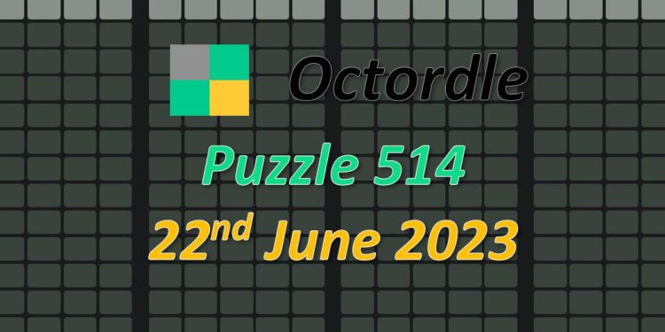 Daily Octordle 514 - June 22nd 2023