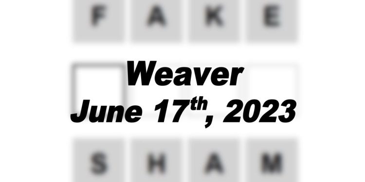 Daily Weaver - 17th June 2023