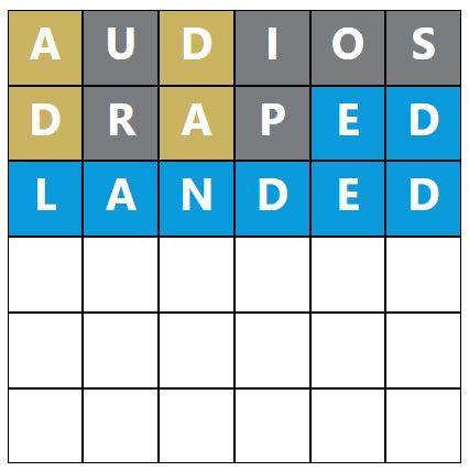 Daily Word Hurdle #1044 Afternoon Answer - 23rd June 2023