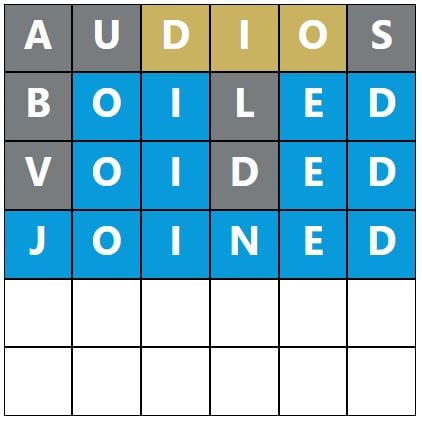 Daily Word Hurdle #1048 Afternoon Answer - 25th June 2023