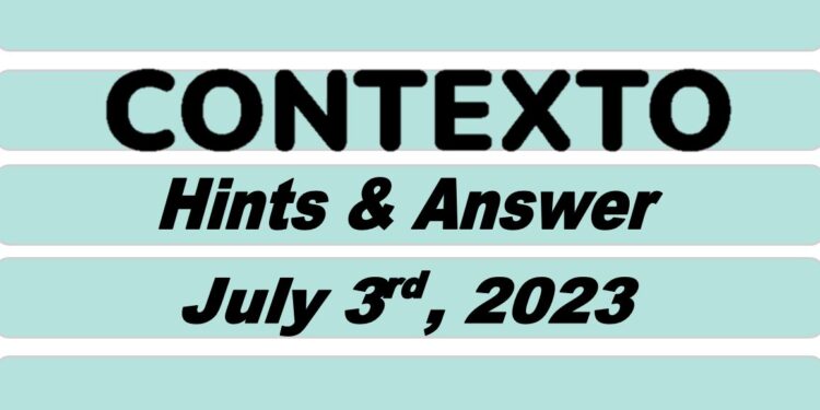 Daily Contexto 288 - July 3rd 2023