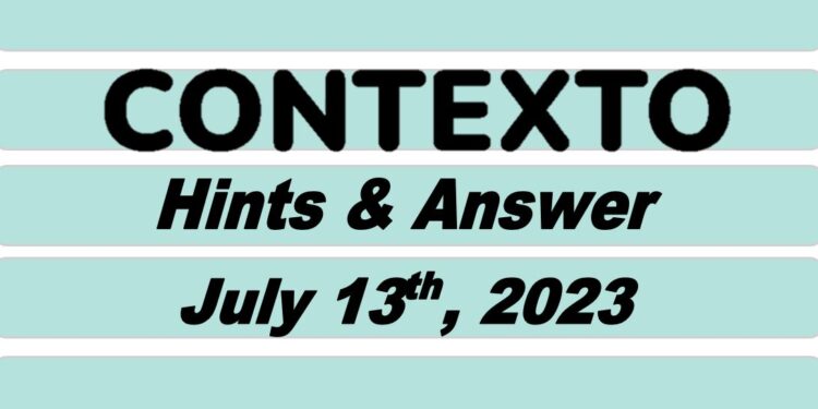 Daily Contexto 298 - July 13th 2023
