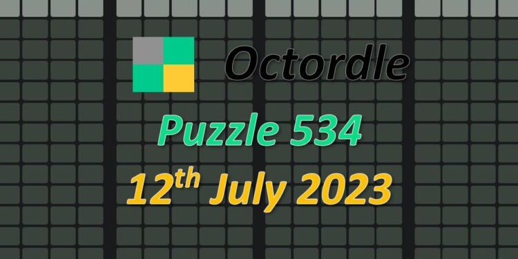 Daily Octordle 534 - July 12th 2023