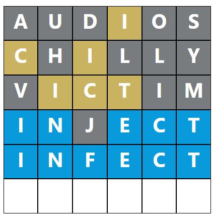 Daily Word Hurdle #1111 Morning Answer - 27th July 2023