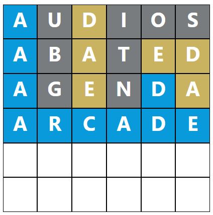Daily Word Hurdle #1119 Morning Answer - 31st July 2023