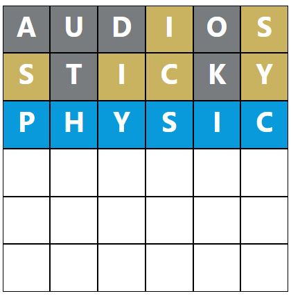 Daily Word Hurdle #1120 Afternoon Answer - 31st July 2023
