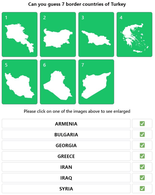 Daily Worldle 536 Bonus Neighbouring Countries Answers - July 11th 2022