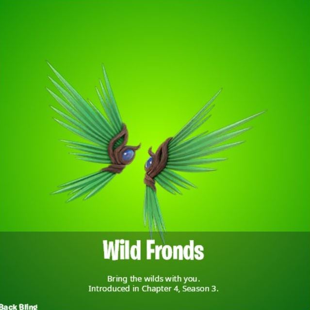 Wild Fronds Back Bling