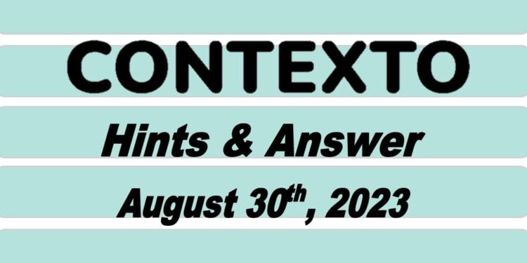 Daily Contexto 346 - August 30th 2023