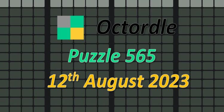 Daily Octordle 565 - August 12th 2023