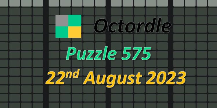 Daily Octordle 575 - August 22nd 2023