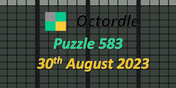 Daily Octordle 583 - August 30th 2023