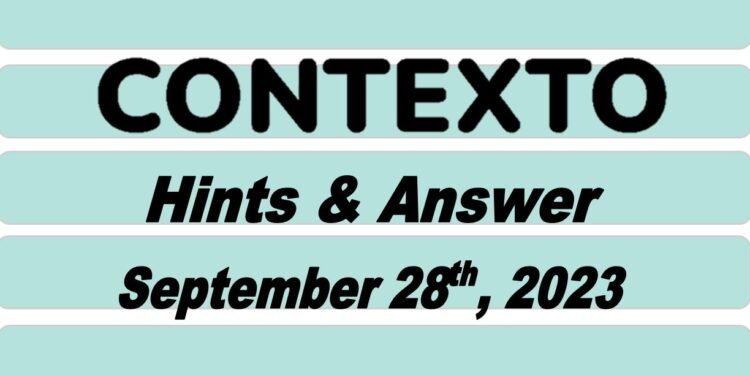 Daily Contexto 376 - September 28th 2023