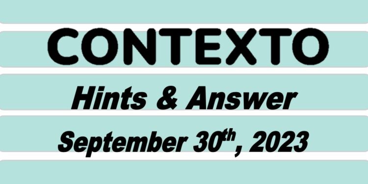 Daily Contexto 378 - September 30th 2023