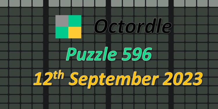 Daily Octordle 596 - September 12th 2023