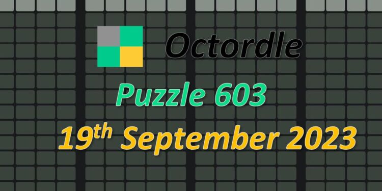 Daily Octordle 603 - September 19th 2023