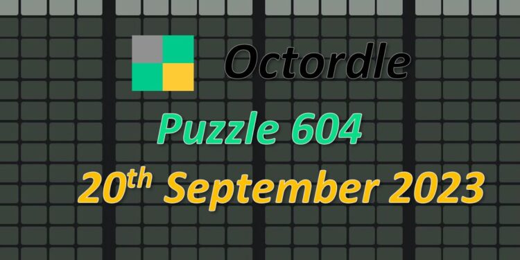 Daily Octordle 604 - September 20th 2023