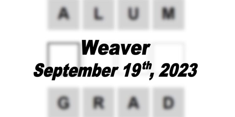 Daily Weaver Answers - 19th September 2023