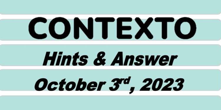 Daily Contexto 381 - October 3rd 2023