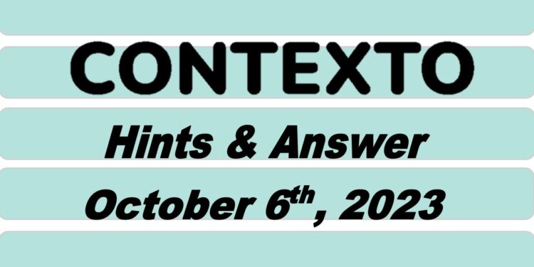 Daily Contexto 383 - October 6th 2023