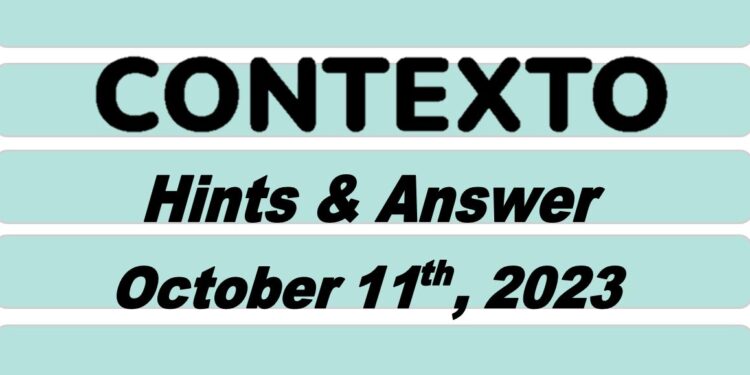 Daily Contexto 388 - October 11th 2023