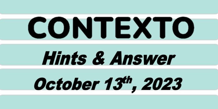 Daily Contexto 390 - October 13th 2023