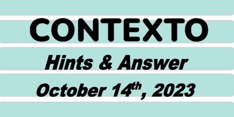 Daily Contexto 391 - October 14th 2023