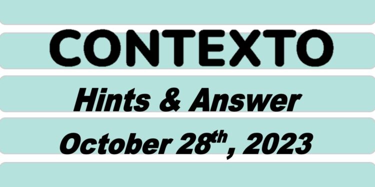 Daily Contexto 405 - October 28th 2023