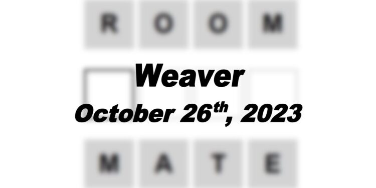 Daily Weaver Answers - 26th October 2023