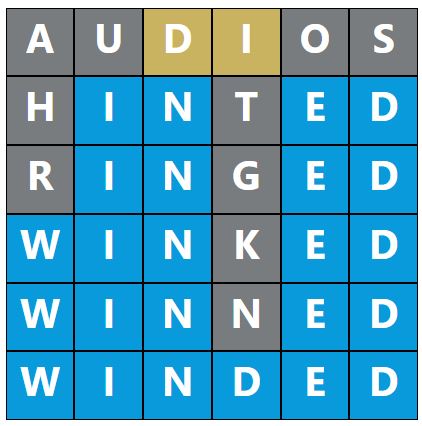 Daily Word Hurdle #1251 Morning Answer - 5th October 2023